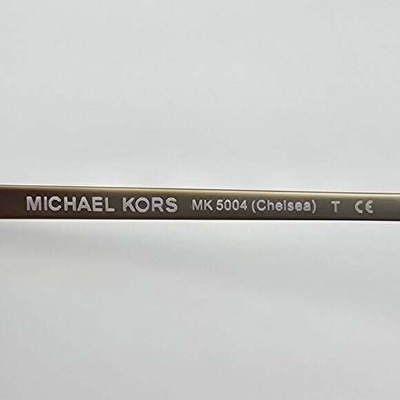 Michael Kors MK5004 Chelsea White Frame Gold Gradient Lens Aviator Sunglasses main image 11